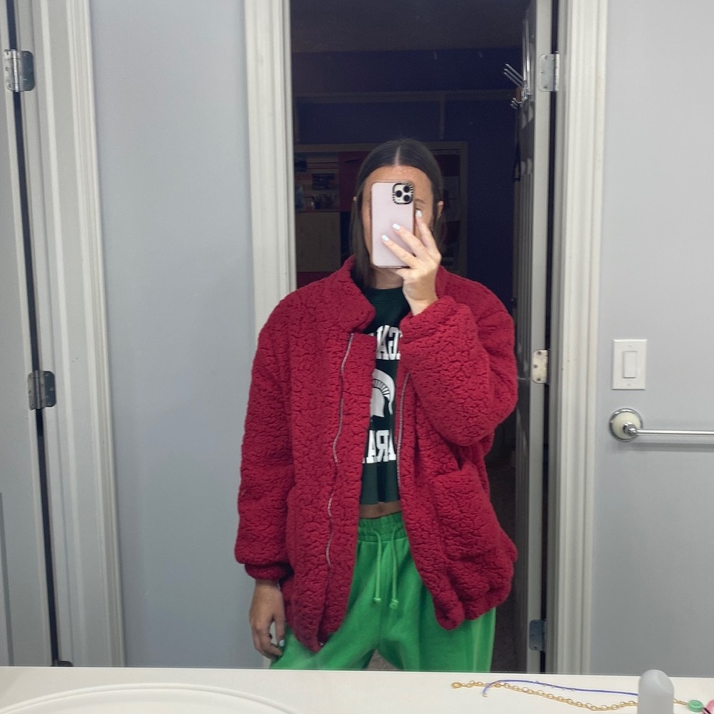 Red Teddy Jacket - image 2